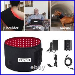 660nm 40W Near Infrared Red Light Therapy Warp Waist Back Neck Belt Pain Relief