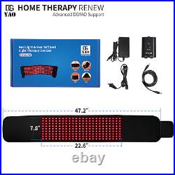 660nm 40W Near Infrared Red Light Therapy Warp Waist Back Neck Belt Pain Relief