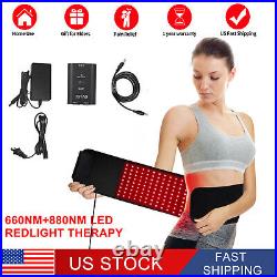 880nm Near Infrared Red Light Therapy Device Wrap Pad Waist Belt For Pain Relief
