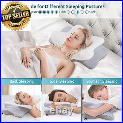 Cervical Pillow for Neck Pain Relief, Contour Memory Foam, Ergonomic Orthopedic Ne
