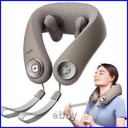 Cordless Neck Massager with Heat, Neck Massager for Pain Relief Deep Tissue