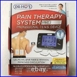 DR-HO'S Pain Therapy System Pro Ultimate Pkg T-E-NS Unit Foot Pads Belt Heat Pad