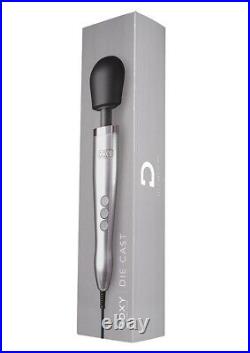 Doxy Die Cast Brushed Metal Silver Wand Massager