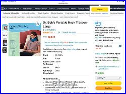 Dr Bol's Cervical Neck Pneumatic Device Collar Support Pain Relief Amazon $88.00