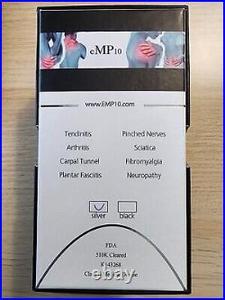 EMP10 TENS / EMS Medical Grade Pulse Massage Unit Silver New withaccessories