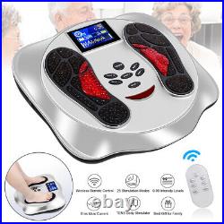 EMS Foot Circulation Stimulator Booster Machine Leg Pain Relief Reduces Swelling