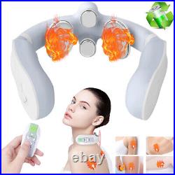 Electric Cervical Neck&Shoulder Pulse Massager Heating Pain Relief Muscle Relax
