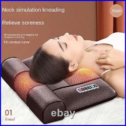 Electric Massage Mattress Heating Cushion Neck Back Foot Pain Relief Body Relax