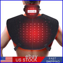Infrared Light Therapy for Neck Joint Pain Relief Red Light Device Shoulder Belt