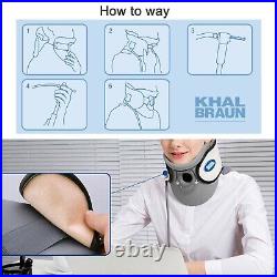 Khal Braun Air Pressure Neck Pain Relief Support Device Brace Guard Care Tool
