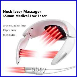 LASTEK Cervical Neck Massager Laser Therapy Device Relax Body Musle Relief Pain