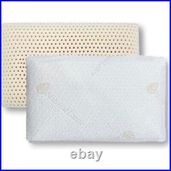 Medium Support Talalay Latex Pillow for Neck Pain Relief Medium Firmness