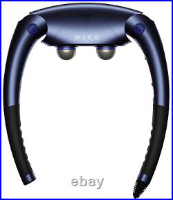 Miko Back & Neck Massager Pain Relieving Shiatsu Massager with Heat Navy Blue