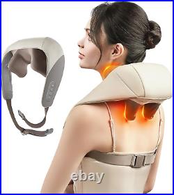 Mini Shiatsu Neck Massager, Shoulder Neck Massager with Heat for Pain Relief Dee