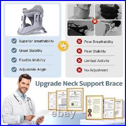 Neck Brace for Cervical Pain Relief, Adjustable Neck Stretcher for Cervical S