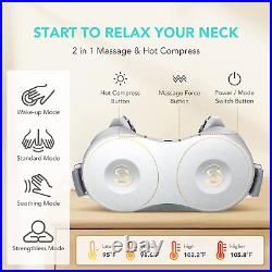 Neck Massager, H7 Shiatsu Neck and Shoulder Massager with Heat for Pain Relief D