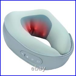 Neck Massager with Heat for Pain Relief Deep Tissue, Rechargeable Shiatsu Mas