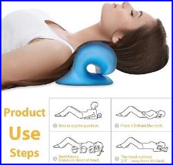 Neck Shoulder Relax Pillow, Cervical Traction Stretcher Equipment to Relief Pain