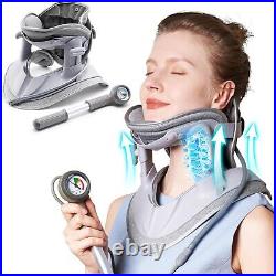 Neck Stretcher Cervical Traction Device Air Pump Inflatable Tension Pain Relief