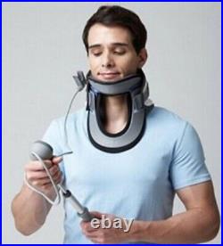 New Disk Dr. CS300 Traction Belt Collar Neck Pain Relief Cervical Brace Support