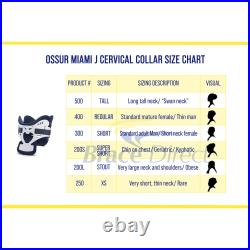 Ossur Miami J Cervical Collar Immobilizer Pain Relief and Pressure in Spine