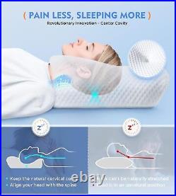 Osteo Cervical Pillow for Neck Pain Relief Hollow Design Odorless Memory Foam