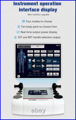 Professional Tecar Therapy Machine Physiotherapy 448khz Body Massage Cellulite