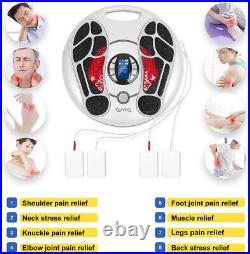 Pulse Tens EMS Foot Massager Back Full Body Muscle Stimulator Pain Relief Device