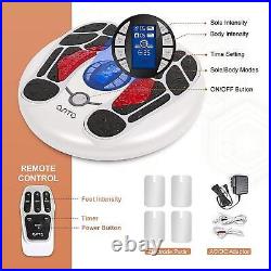 Pulse Tens EMS Foot Massager Back Full Body Muscle Stimulator Pain Relief Device