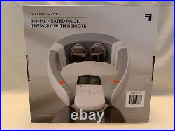 Sharper Image 3-in-1 Neck Therapy with Remote, Massager, Heat, Vibration 206607