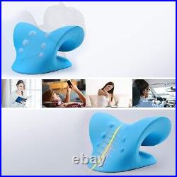 Shoulder Neck Relax Pillow, Cervical Traction Stretcher Device to Relief Pains