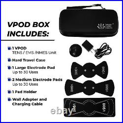 VPOD Wireless Tens Unit for Pain Relief 24 Modes Electronic Muscle Stimulat
