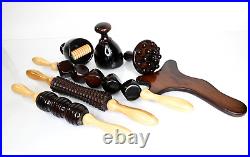 Wood Therapy Tools Maderoterapia Colombiana kit 7 Pc Body Sculpting Wood Tools